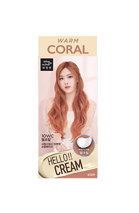 Mise En Scene Hello Cream Hair Color - Cool Brown 5CB - Palace Beauty Galleria