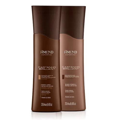 Brilliant Brunette Brown Hair India's Tamara Sunscreen Treatment 2x250 - Amend