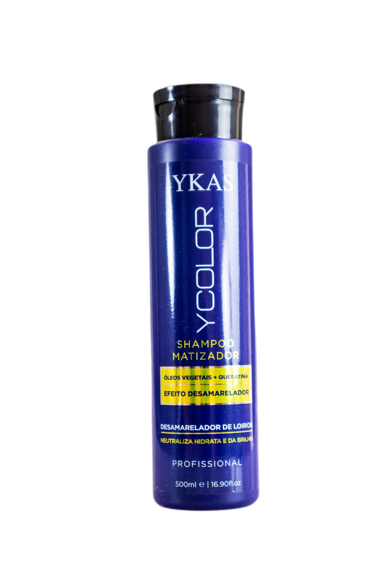 Ycolor Tinting Shampoo Keratin Vegetable Oil Anti Yellow Treatment 500ml - Ykas