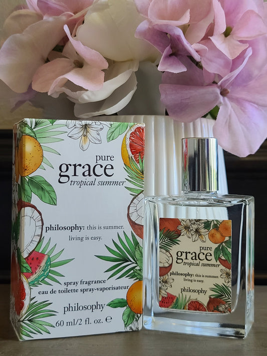 Philosophy Pure Grace Tropical Summer Eau de Toilette Spray for Women - 2oz [SALE]