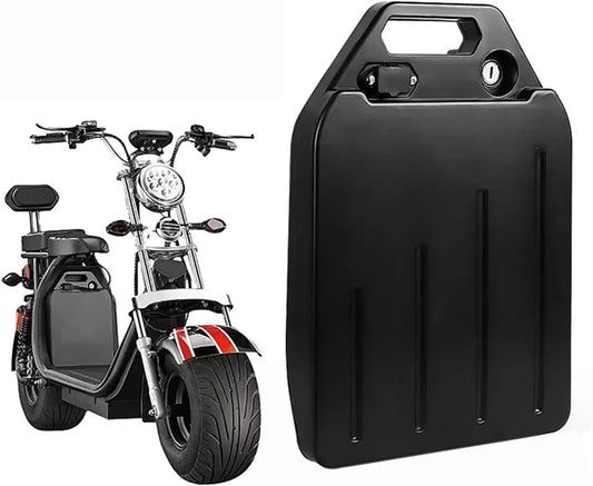 60V Lithium Battery Pack, 60V 12Ah 15Ah 20Ah E-Bike Battery,with Charger, for 350W 500W 750W 1000W 1200W Motor,20ah