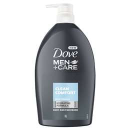 Dove Men + Care Clean Comfort Body and Face Wash 1 litre
