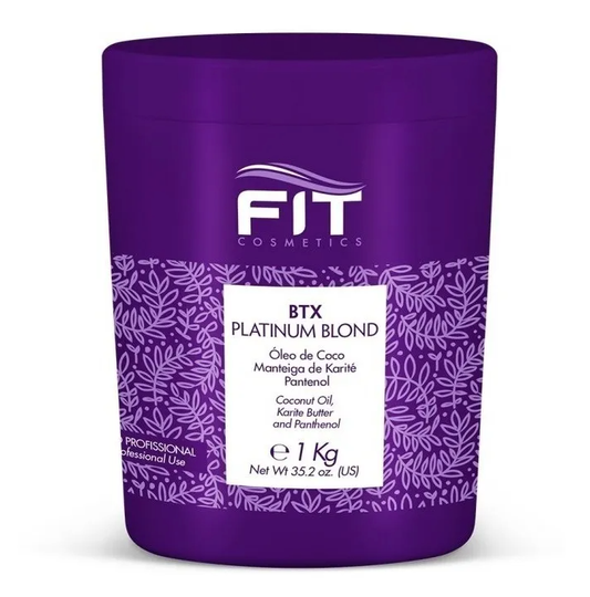 Platinum Blond Macadâmia Tahiti Grape Seed Hair Deep Hair Mask Mask 1Kg - Fit Cosmetics