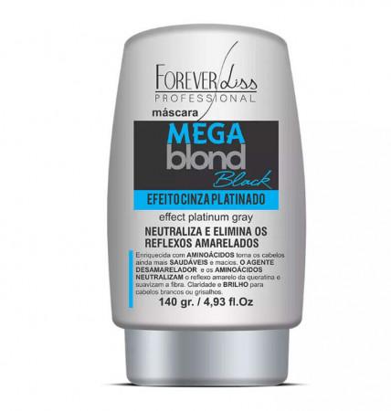 Mega Blond Black Platinum Gray Effect Tint Anti Yellow Mask 140ml - Forever Liss