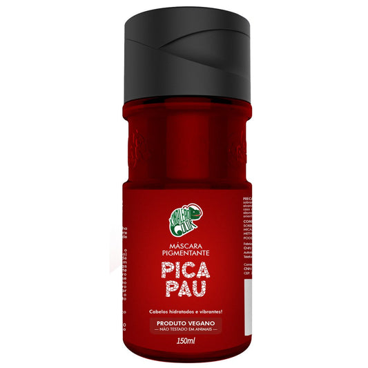 Woodpecker Pica Pau Red Tinting Pigment Vegan Mask 150ml - Kamaleão Color
