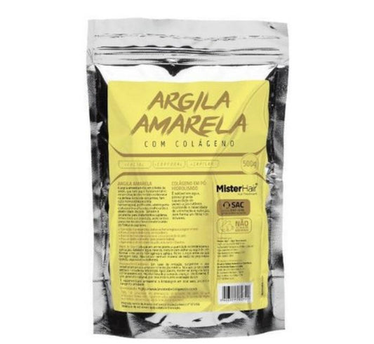 Nourishing Moisturizing Yellow Clay With Collagen Treatment 500g - Mister Hair