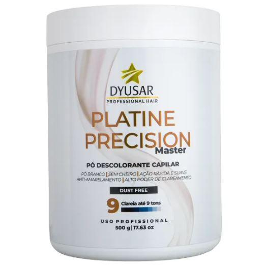 Platine Precision Master Dust Free 9 Tones White Bleaching Powder 500g - Dyusar