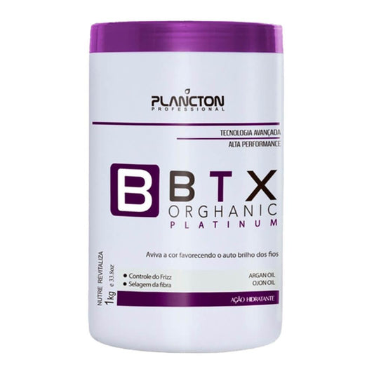 Deep Hair Mask Platinum Tinting Argan and Ojon Hair Mask Moist 1Kg - Plancton Professional