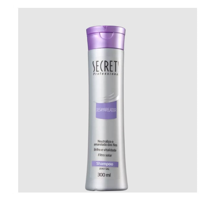 De-yellowing Blond Bleached Hair Yellow Neutralizing Shampoo 300ml - Secrets