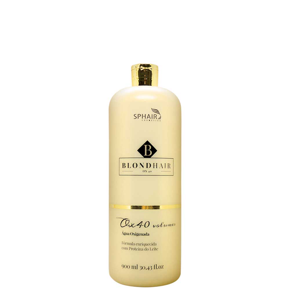 Milk Protein Hair Bleaching Hydrogen Peroxide Blond OX 40 Vol. 900ml - Sphair