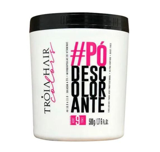 Colors Dust Free 9 Tones Bleaching Powder Anti Yellow 500g - Troia Hair