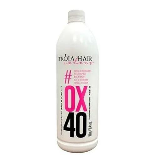 Moisturizer Oxidizing Emulsion Argan Macadamia OX 40 Vol. 9% 900ml - Troia Hair