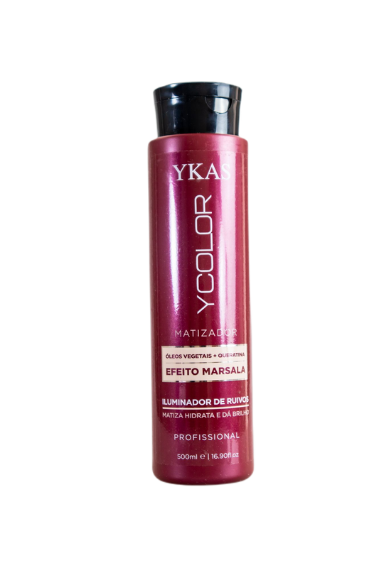 Ycolor Tinting Marsala Effect Illuminator Keratin Vegetable Oil 500ml - Ykas